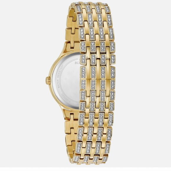 Bulova Phantom Women Quartz Crystal Gold Stainless Steel Watch 32MM main image 4